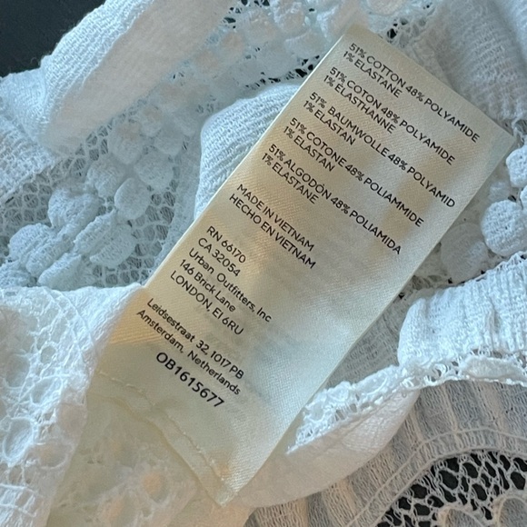 Free People - NWT - White/Ivory top or swimsuit coverup - Size Small - Picture 2 of 7